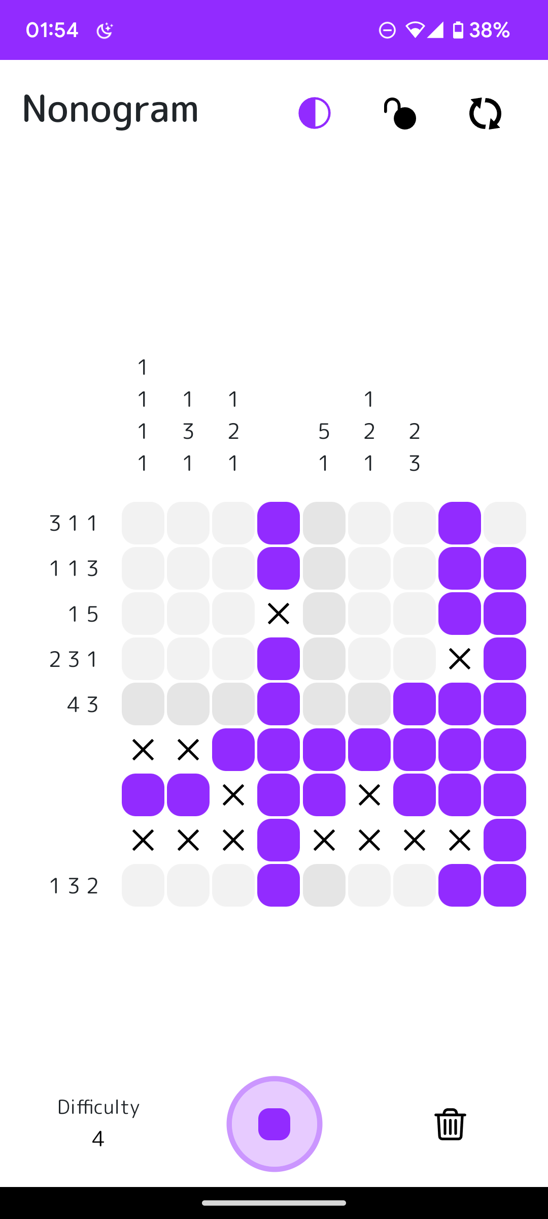 Nonogram screenshot 2