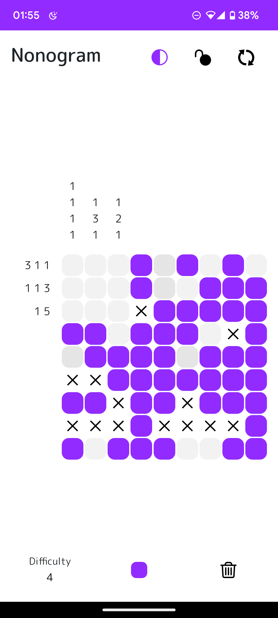 Nonogram screenshot 3